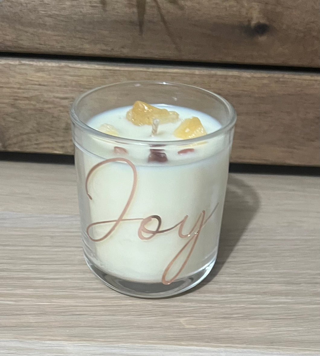 Joy | Crystal Infused Candle