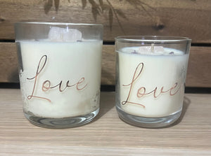 Love | Crystal Infused Candle