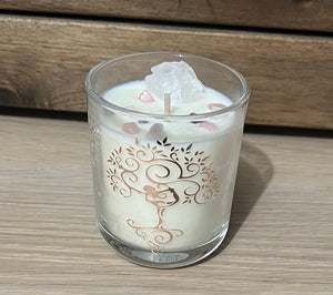 Dancer Pose (Tree of life) | Crystal Infused Candle