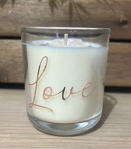 Love | Crystal Infused Candle