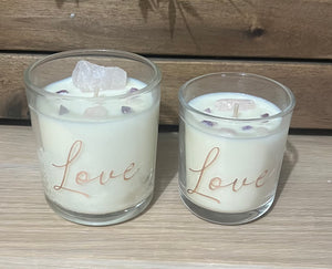 Love | Crystal Infused Candle