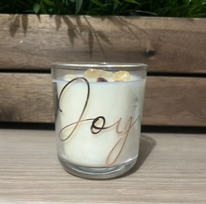 Joy | Crystal Infused Candle